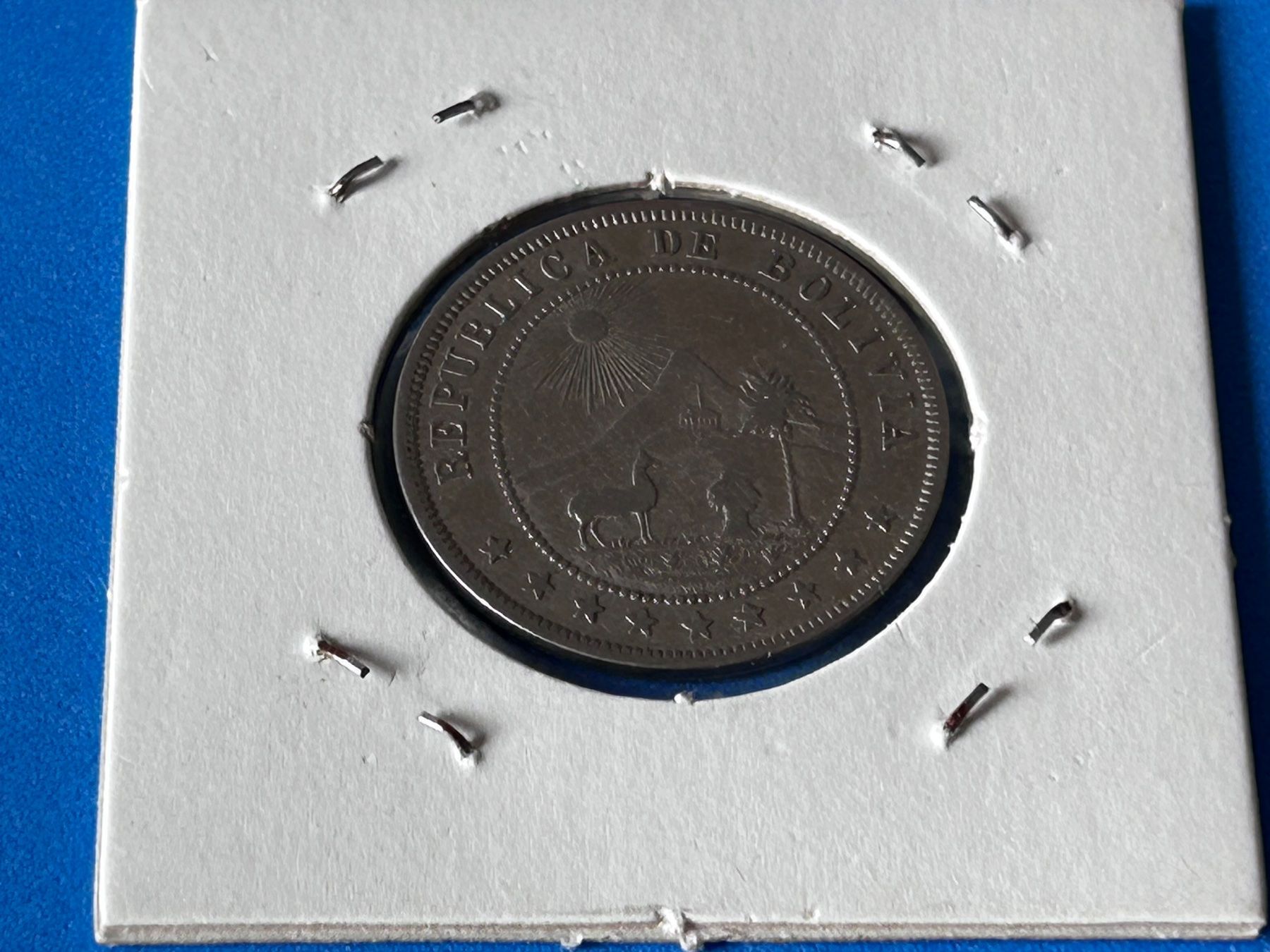 Tutti le monete: Bolivia - 10 Centavos 1902 – Usato da Corcelles NE venduto da AJKader 3