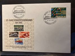 Schweiz 1972 Sonderstempel+Cachet+Marke+Vignette INTEBA ZH