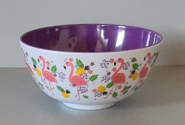 Piatti: Flamingo Sommerset Teller, Schale, Melamin, gratis Becher – Usato da Stettlen venduto da wewe54 2