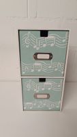 Kleine Tisch Kommode shabby blau