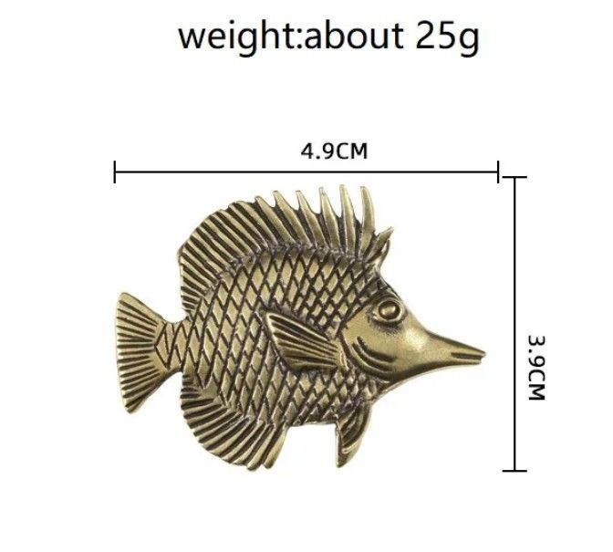 Statuette: Poisson en bronze – Nuovo e nell'imballaggio originale da Vernier venduto da 19pigments 1