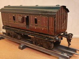 Antiker seltener Märklin 2874 Midland Postwagen Spur 0
