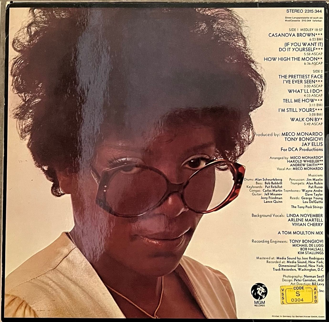 Dischi in vinile: GLORIA GAYNOR - EXPERIENCE - 33 Tours – Usato da Bussigny venduto da vinyl-pas-cher 1