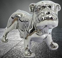🩶Coole Bulldogge Figur: Stehender Blickfang für Zuhause!🐕