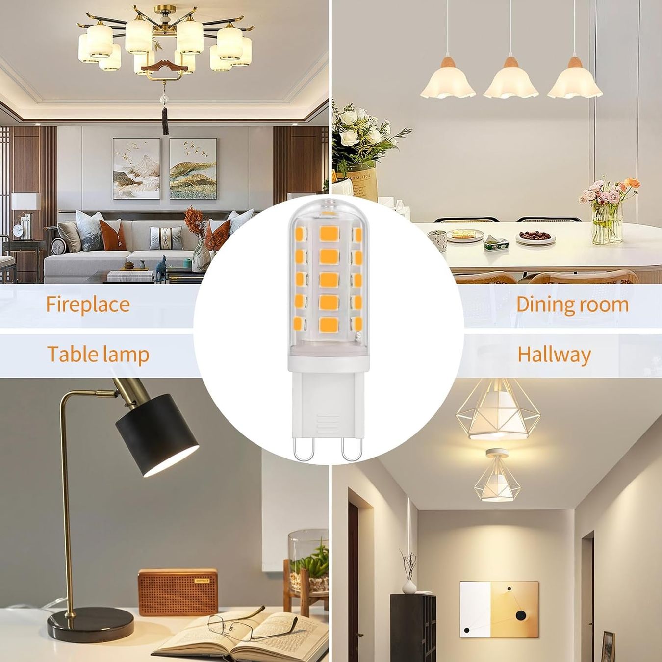 Lampen: 6 Stück G9 LED Energiesparbirne Lampe kein Flackern 3.5W – Neu (gemäss Beschreibung) aus Thun von keller001 6