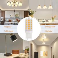 Enegiesparende G9 kleine Birne warmweiß 3000K 3.5W 6 Stück