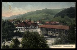AK Schüpbach, Emmenbrücke, Totalansicht mit angrenzenden Wäl