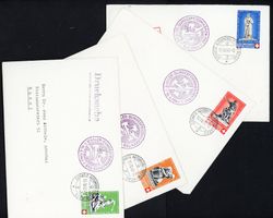 1940: Pro Patria Denkmal-Serie auf Briefen vom 10.IV.40