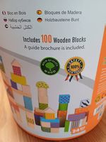 farbige Holzklötze
