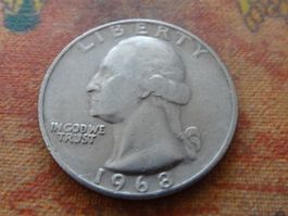 USA Quarter Dollar 1968