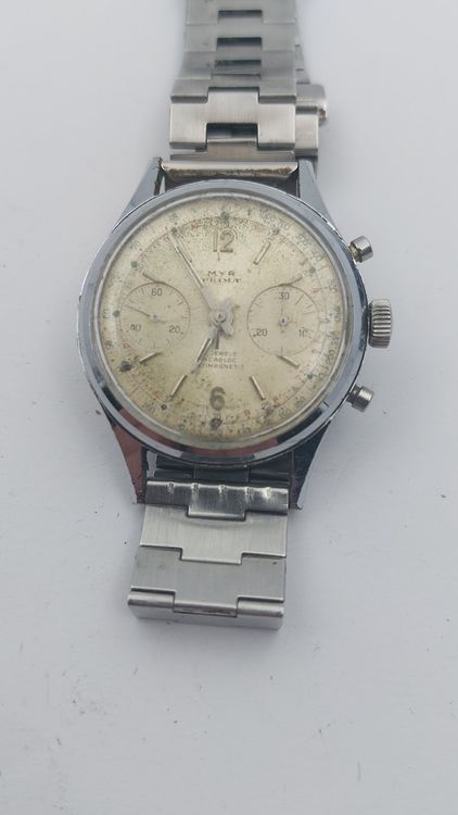 Vintage chronograph Myr Prima mit Landeron 248 Defekt (Gebraucht) in ...