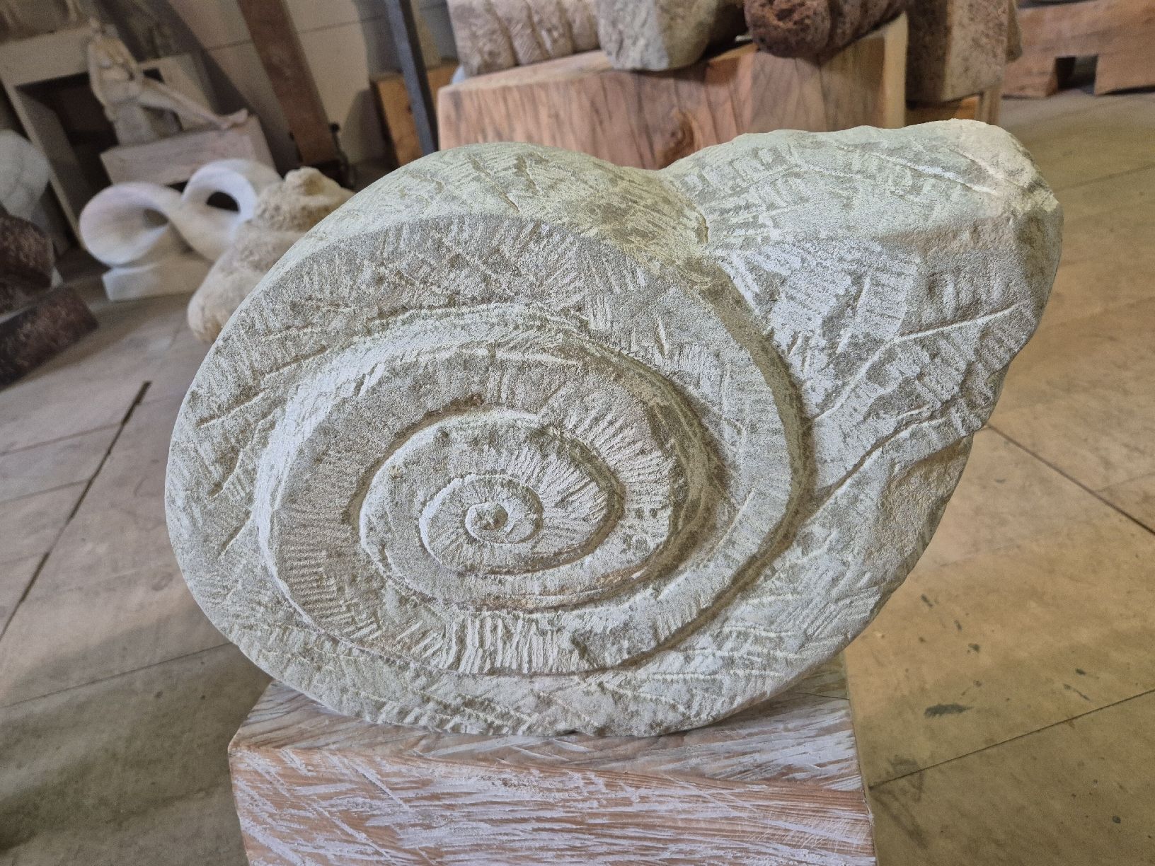 Tutte le decorazioni: Gartendeko Sandsteinschnecke – Nuovo (secondo la descrizione) da Ehrendingen venduto da Amigo5