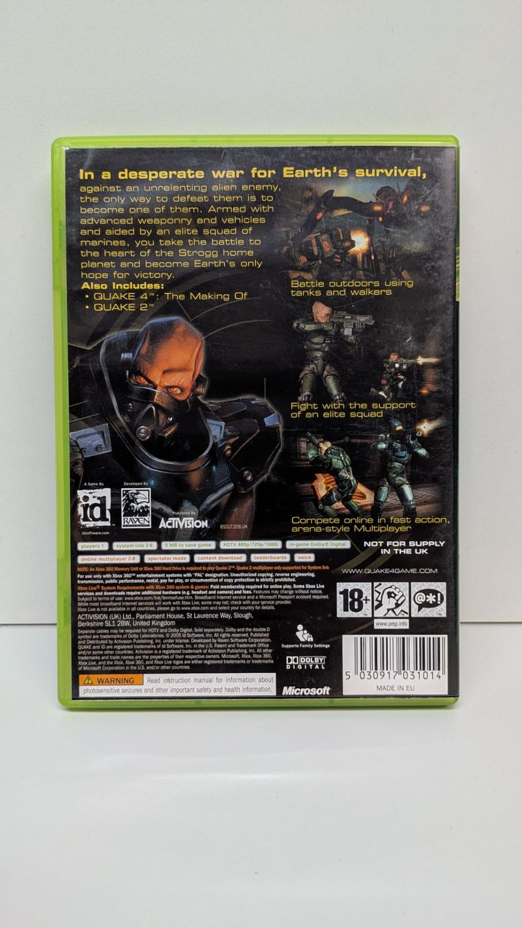 Spiele: Quake 4 - Xbox 360 – Gebraucht aus Menziken von mame18 2