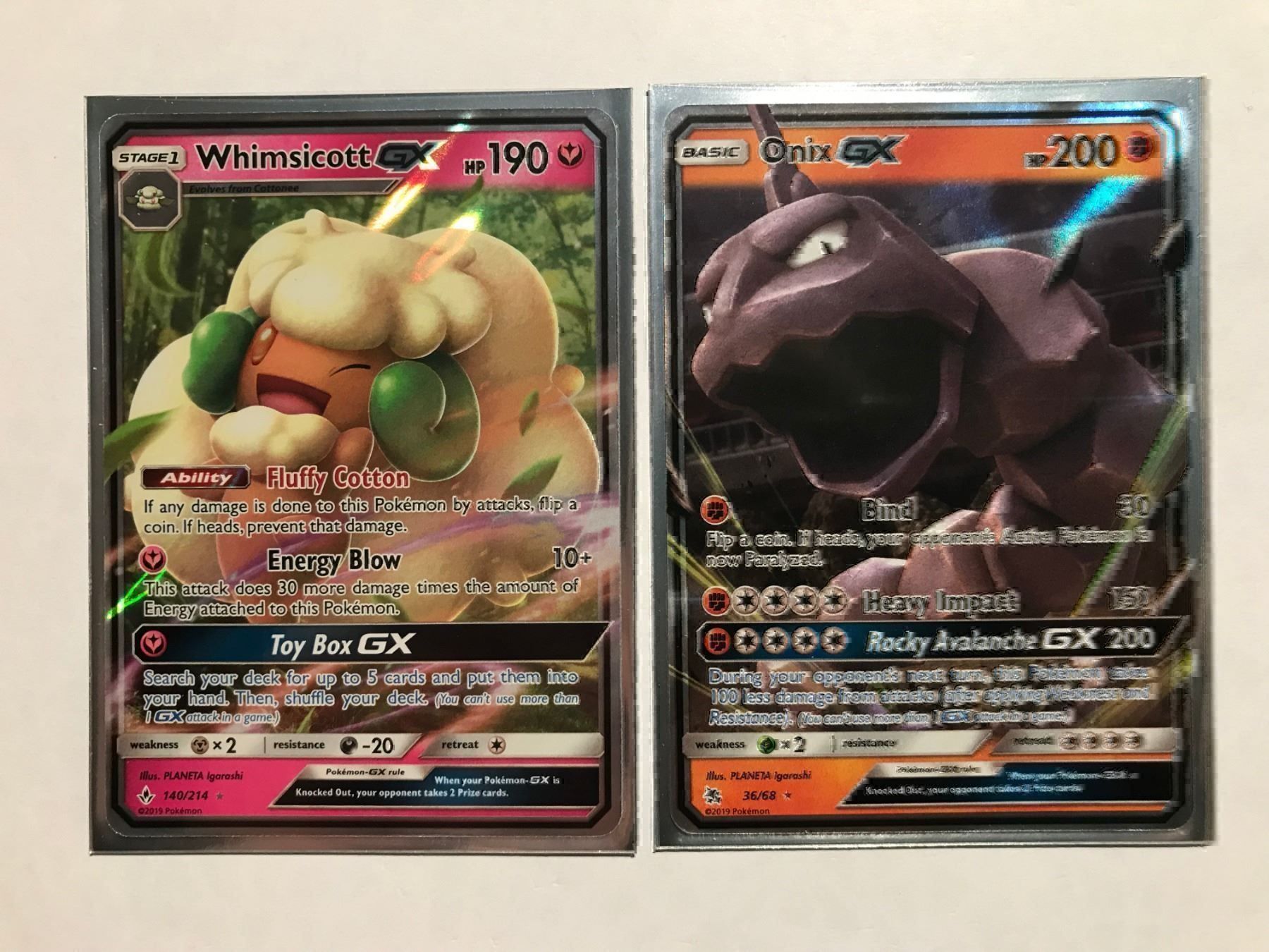 Pokémon Carte collezionabili: GX Set: Whimsicott & Onix – Nuovo (secondo la descrizione) da Hagendorn venduto da Pokecollectorch