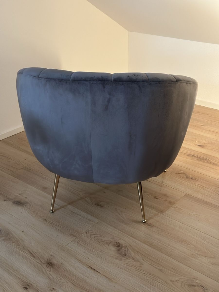 Poltrone: Sessel Samt grau – Usato da Detligen venduto da Yaenu_8 2