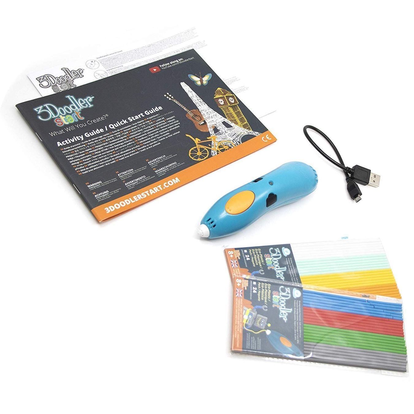 Penna & Evidenziatori: 3Doodler Regular Start 3D-Zeichenstift mit Zubehör Pen Set – Nuovo e nell'imballaggio originale da Schaffhausen venduto da Spezialist 4