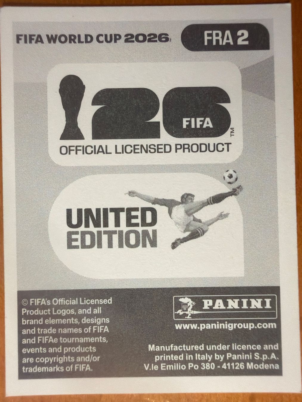 Panini Sammelbilder & Trading cards: Panini FRA2 – Neu (gemäss Beschreibung) aus Susten von Rechnun 1