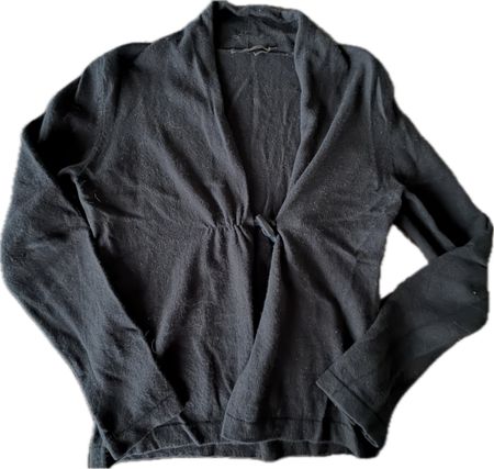 Gilet noir 100% cachemire TG. 44 IT (=38 CH)