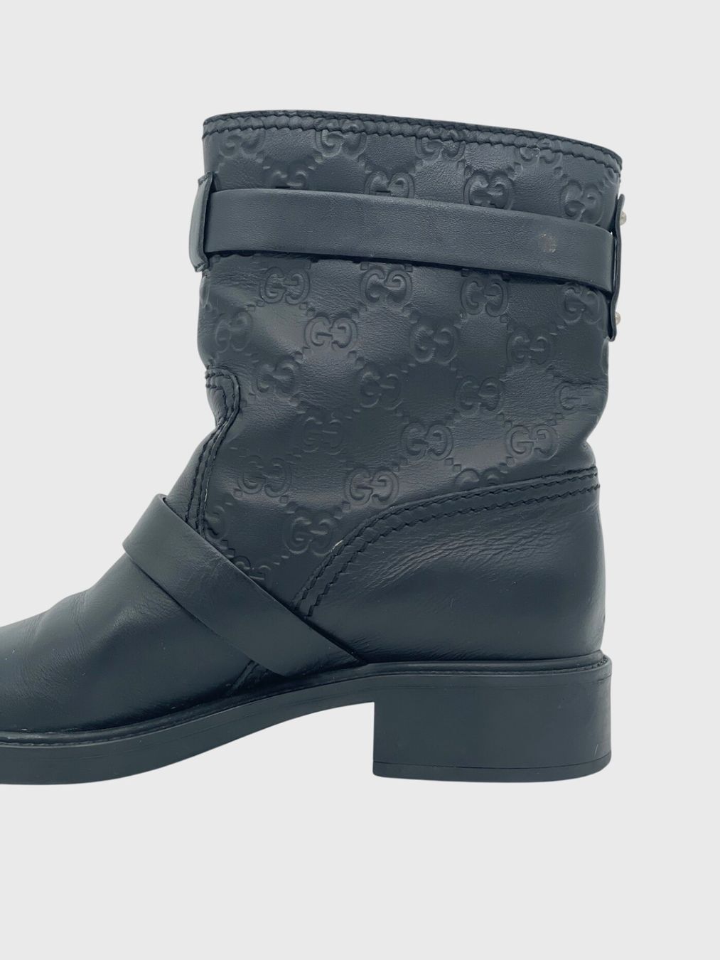 Gucci Damenschuhe: Gucci Leather Ankle Boot EU 36 Schwarz – Gebraucht aus Zürich von shoe_shop 4