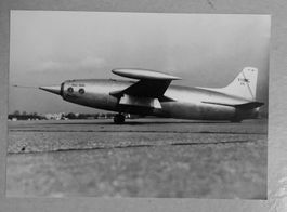 Foto einer Leduc 010 1949 im Musée Le Bourget