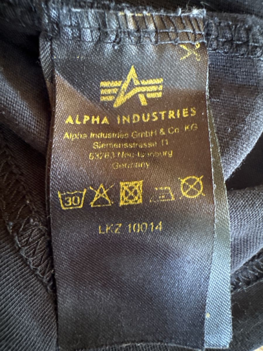 Alpha Industries T-shirt: Alpha Industries Shirt Gr. S Schwarz – Nuovo (secondo la descrizione) da Mauren venduto da ducducturi 4