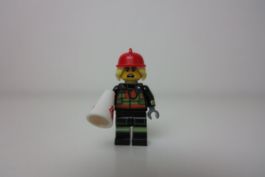 LEGO Minifigur CMF Serie 19 Fire Fighter