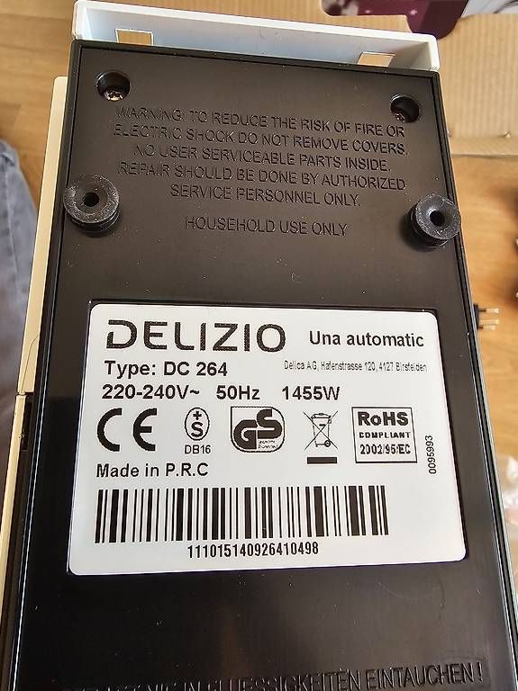Macchine per caffè & Macchine per espresso: À vendre neuf machine à café DELIZIO – Usato da Morges venduto da Birriba 4