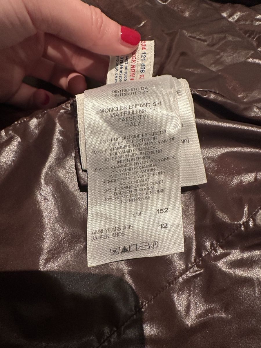 Moncler Cappotti: Moncler Daunenmantel Gr. 152, Braun – Usato da Zürich venduto da lu0_df5p 3