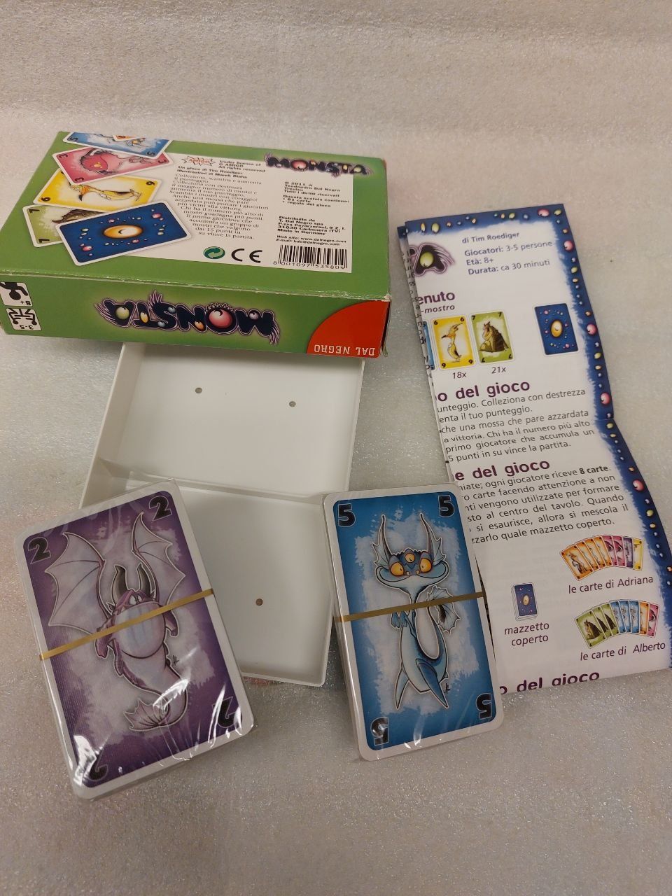 Giochi: Gioco di carte Monsta - nuovo e completo! – Nuovo (secondo la descrizione) da Pambio Noranco venduto da Pol69 1