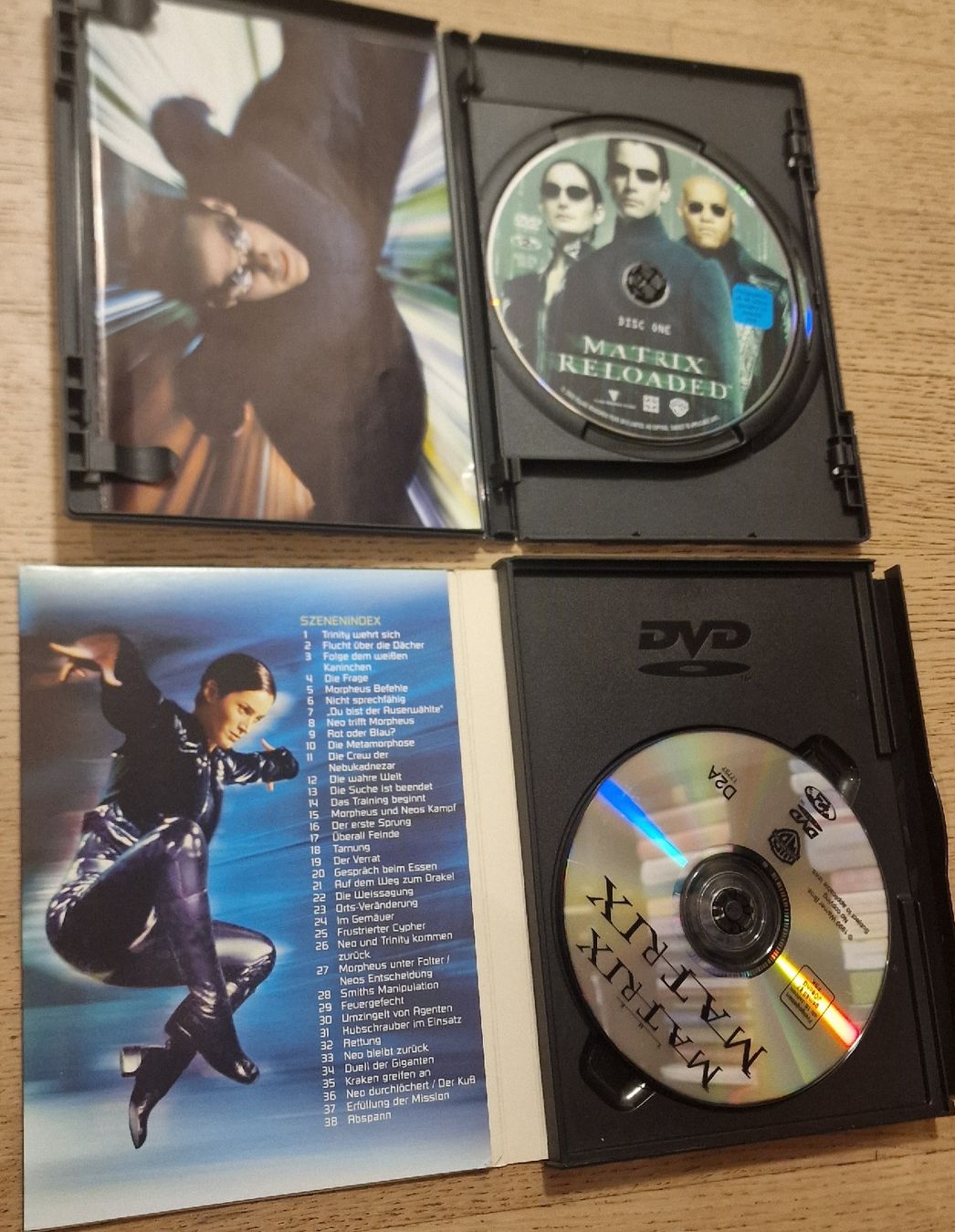 Tous les DVDs: Matrix und Matrix Reloaded DVD Sammlungsbox 2 Disc Edition – D'occasion à Arbon par sar_l7ll 3