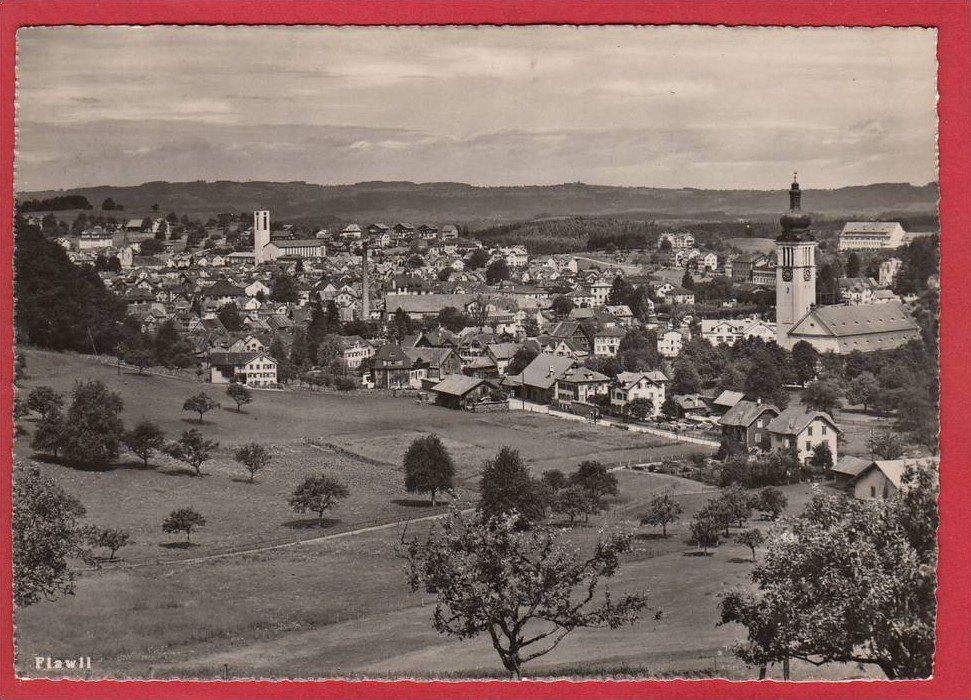 Cartoline postali: FLAWIL, GROSSFORMAT – Usato da Grüningen venduto da Kartenlaube