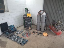 Migatronic KDO 325 Schweissgeraet mit Zubehoer & Gasflaschen