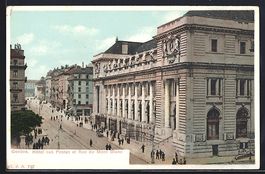 Genève, Hotel des Postes et Rue du Mont