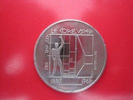 GEDENKMÜNZE sFr. 5.00- LE CORBUSIER 1987