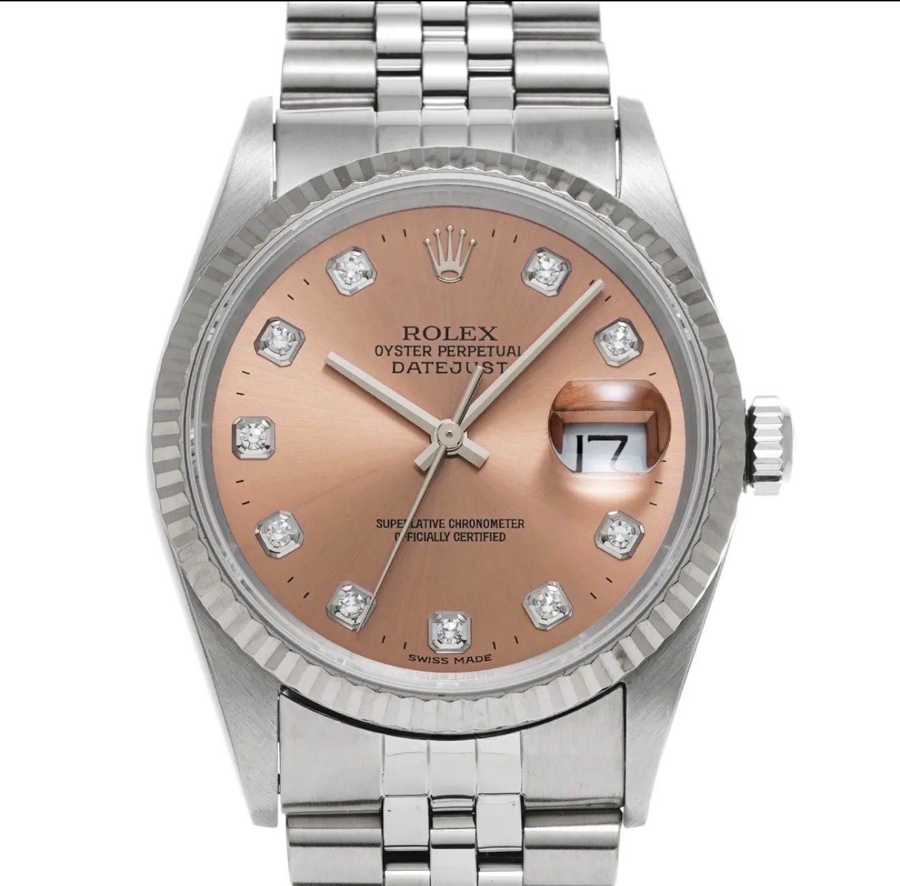 Rolex Uhren: Rolex Datejust 36mm pink – Gebraucht aus Genève von LeyTch7