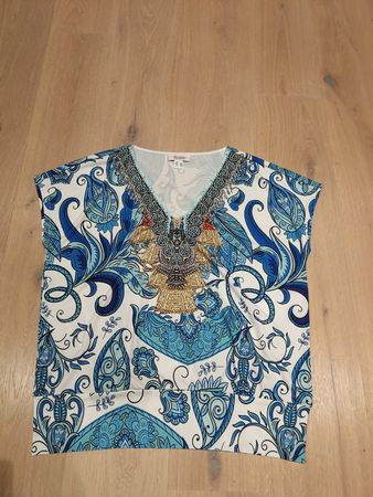 Sommerbluse / T-Shirt / Top: Neu (Neupreis: 115.--)