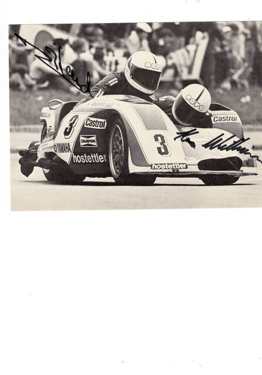 Autogramm Rolf Biland Motorsport Töff Seitenwagen Rarität Kaufen auf