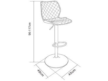 Conforama Sgabelli: Barhocker/ Bürostuhl – Nuovo (secondo la descrizione) da Basel venduto da LeviOsa. 3