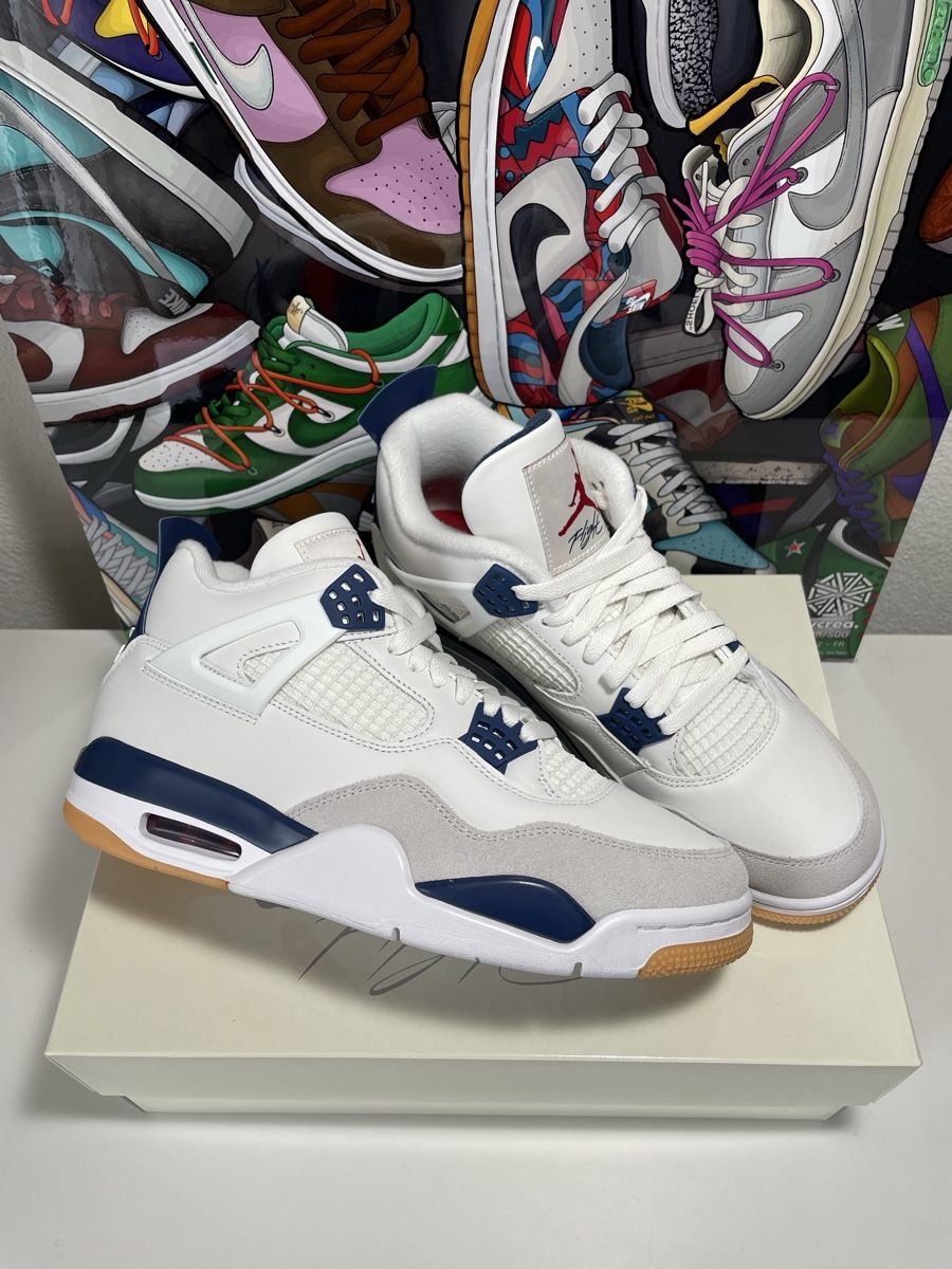 Jordan Herrenschuhe: Nike Jordan 4 SB Navy Gr. 43 – Neu und originalverpackt aus Freidorf TG von kickznlacez