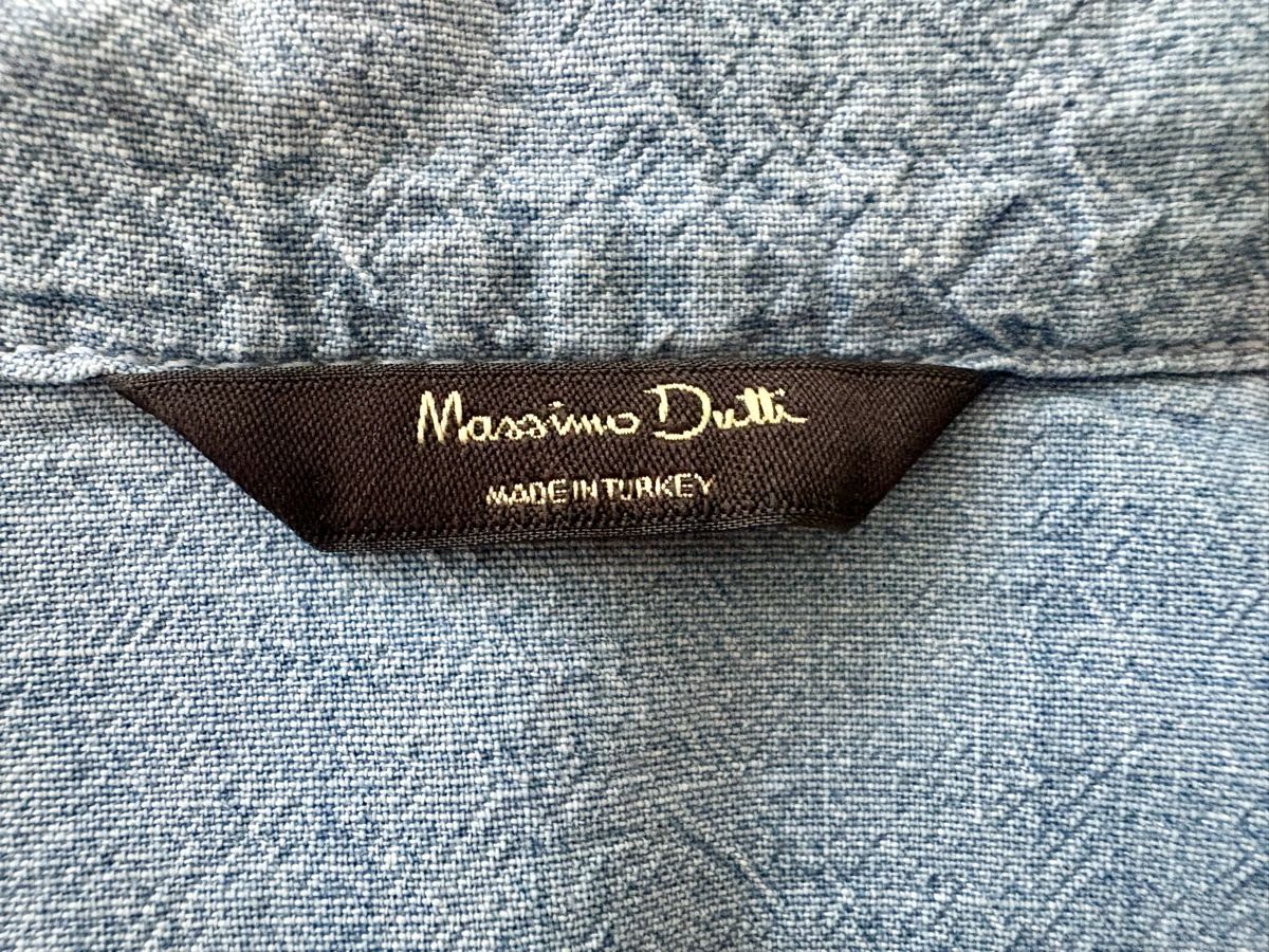 Massimo Dutti Camicette: Damen Bluse hellblau V-Ausschnitt gebraucht – Usato da Zürich venduto da ron_t88f 5