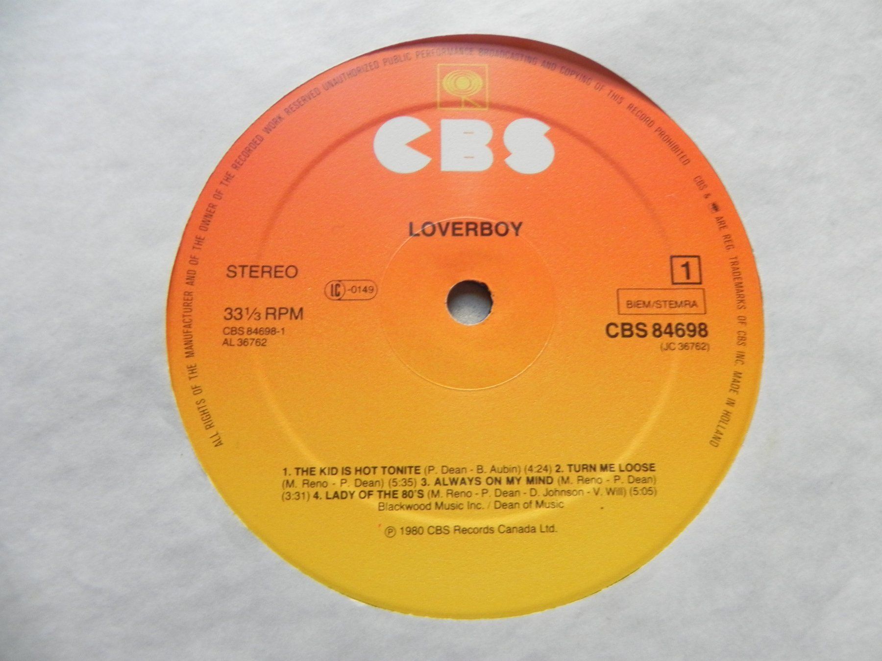 Schallplatten: LP Kanada Rock Band Loverboy 1980 – Gebraucht aus Siebnen von krimsie 3