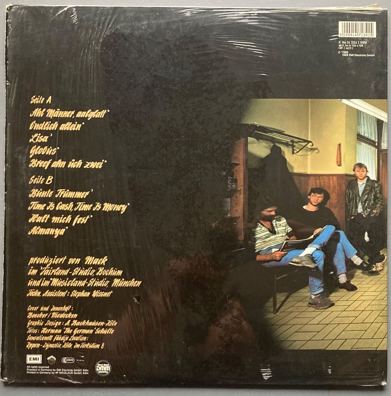 Dischi in vinile: BAP - AHL MÄNNER, AALGLATT – Usato da Poliez-Pittet venduto da Newtown-Records 1