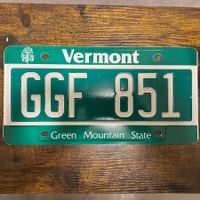 🇺🇸 U.S. Autoschild - Vermont GGF 851 - ORIGINAL