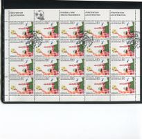 1998 Gedenkmarken im Bogen hälftig