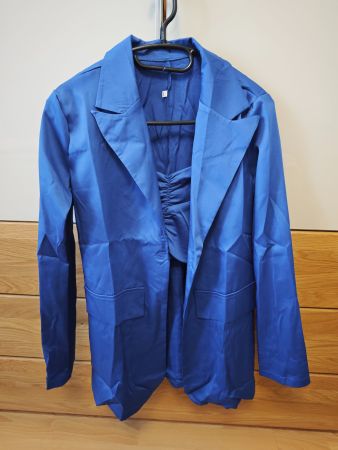 Royalblaues Hosenanzug-Set, Gr. M, neuwertig 💙