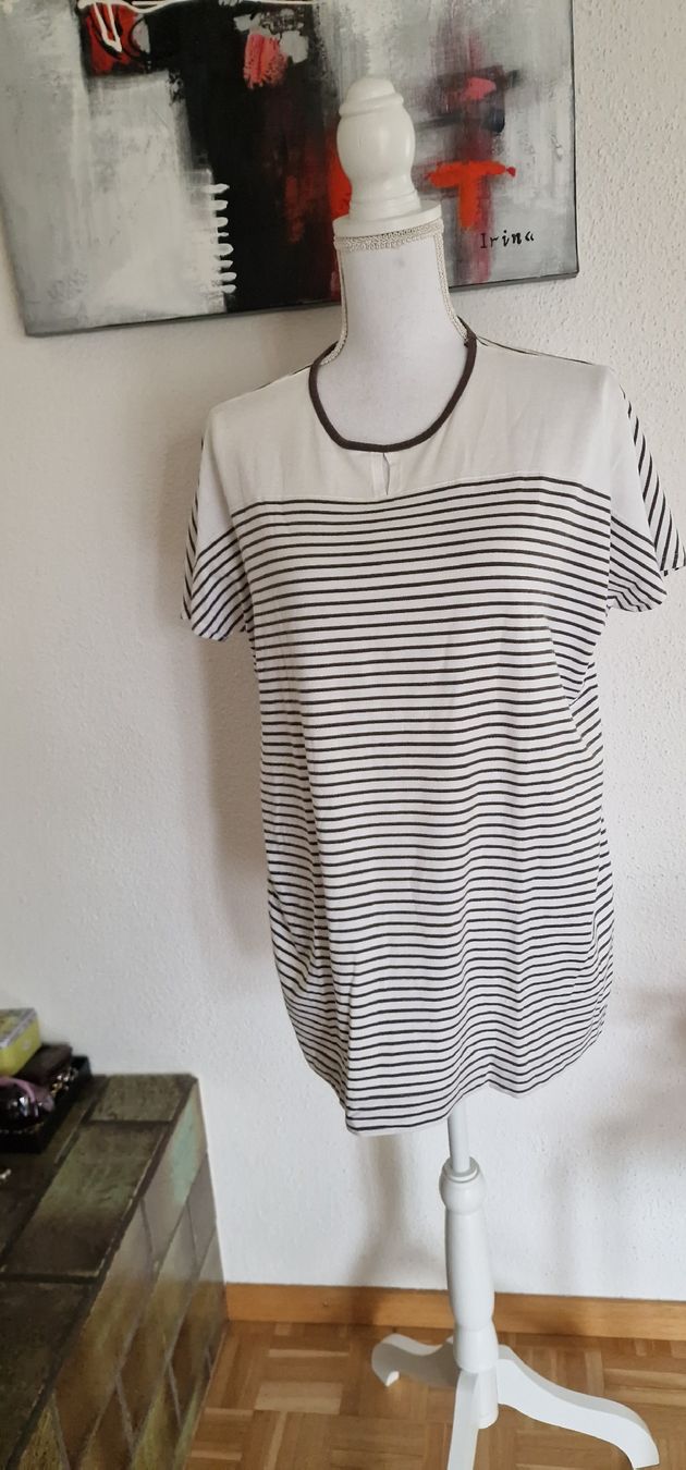 Marc Cain T-shirt: Marccain Shirt, gestreift, Gr. 38 – Usato da St. Gallen venduto da mania03