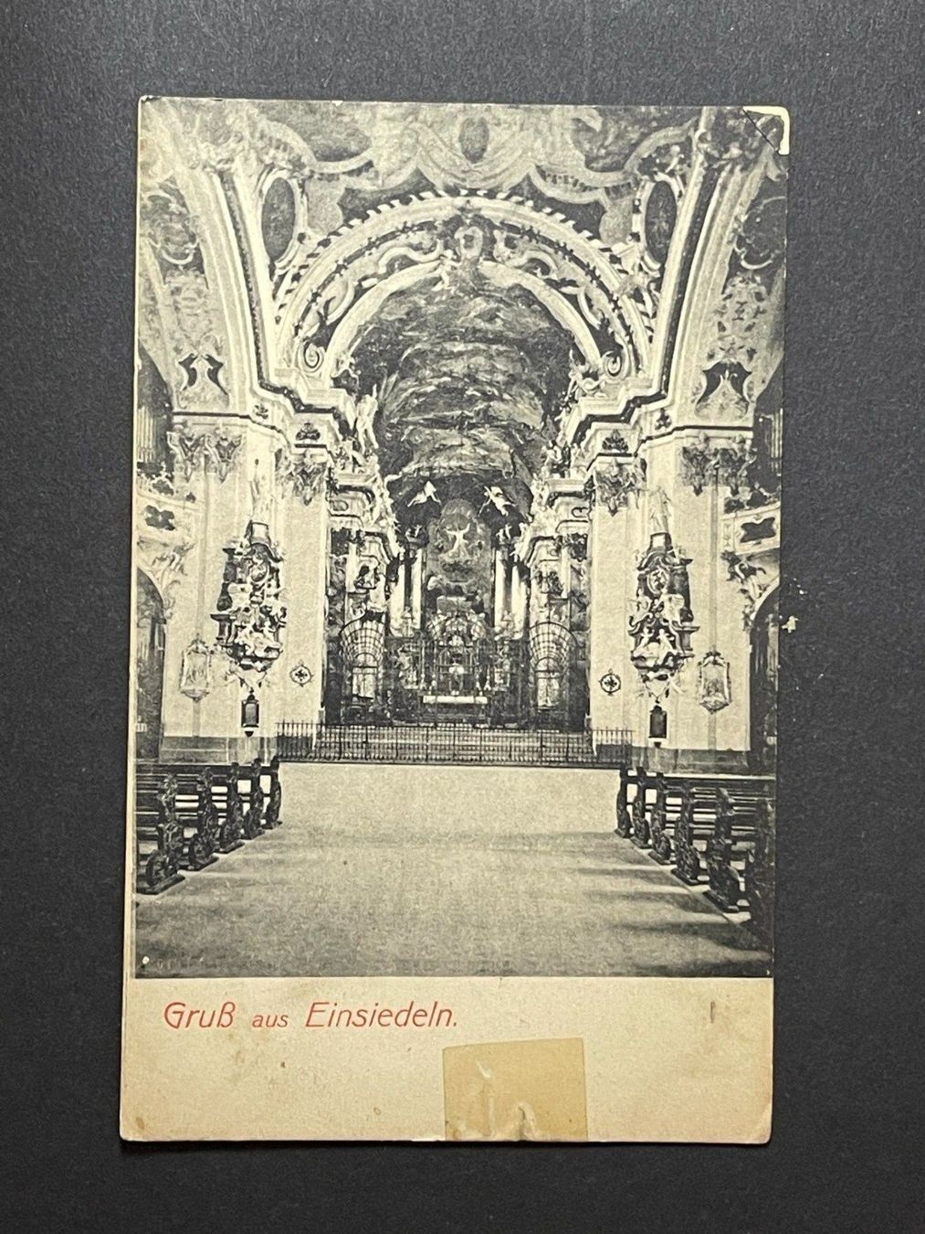 Cartes postales: Gruss aus Einsiedeln – D'occasion à Steg VS par danwer74