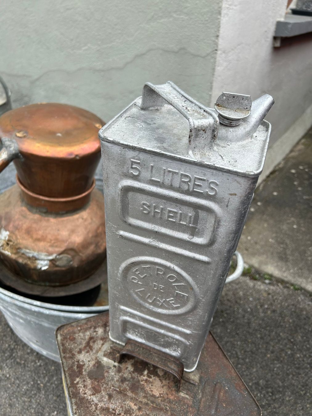 Taniche per benzina: Alter SHELL Petrol De Luxe Kanister 5l – Usato da Sugiez venduto da brockicenter 2