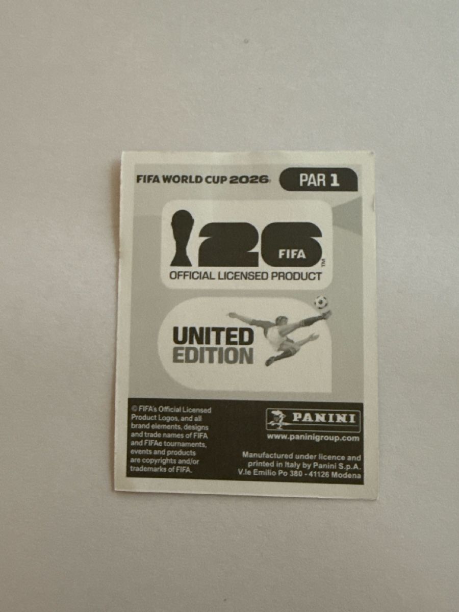 Panini Sammelbilder & Trading cards: PAR1 Panini FIFA World Cup 2026 – Neu (gemäss Beschreibung) aus Muotathal von sin_pdj6 1