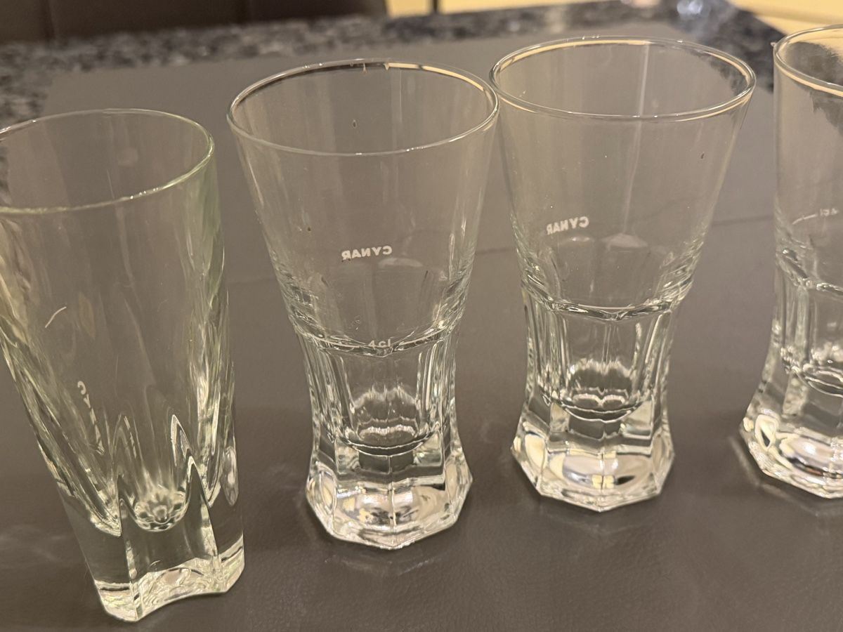Cynar Bicchieri: Cynar Gläser 4 stk – Usato da Deitingen venduto da Himhip 2